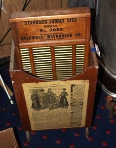lot 106 image: antique Arts & Crafts mahogany stick stand or umbrella hall stand.(Contents not included)