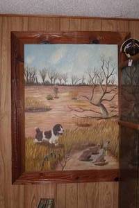 lot 177 image: framed art work artist named Rosson in 1949