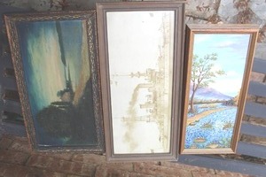 lot 288 image: framed landscape art and more see pictures for details about 9x20