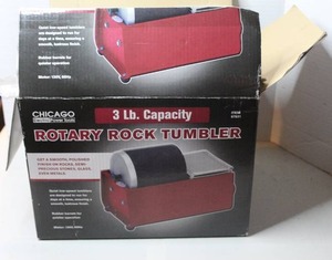 lot 328 image: Chicago Electric Power Tools 3 Lb. Rotary Rock Tumbler