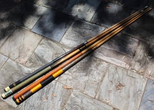 lot 346 image: Collection of pool sticks