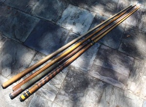 lot 347 image: Collection of pool sticks