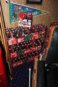 lot 449 image: Vintage commemorative Coca-Cola bottles