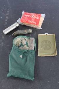 lot 535 image: vintage Boy Scouts of America first aid kits