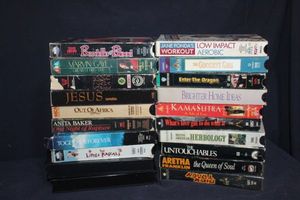 lot 60 image: Variety of VHS Tapes