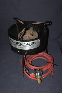 lot 53 image: Cookn Cajun Outdoor fish cooker Freestanding propane-powered unit