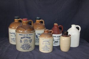 lot 76 image: Vintage ceramic jugs