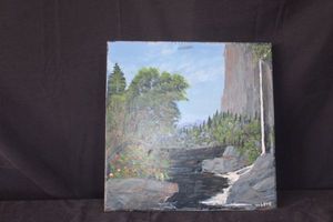 lot 80 image: Ceramic tile painting