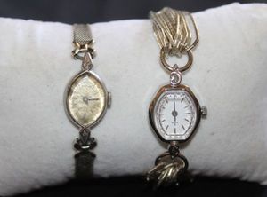 lot 111 image: Two vintage womens watches, Bulova wind up watch and Carolyn Pollack stamped sterling silver