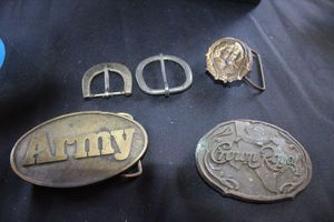 lot 119 image: Belt buckles