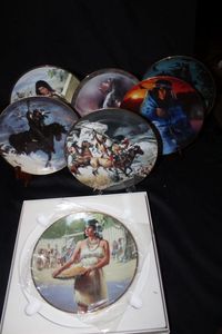 lot 134 image: Five Native American collector plates