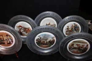lot 136 image: Six Collector plates