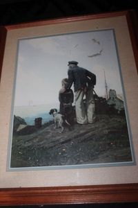 lot 155 image: Framed Norman Rockwell print