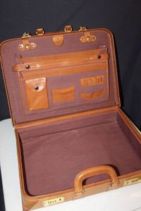 lot 165 image: Leather briefcase
