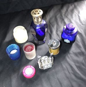 lot 203 image: Jar Candles and Candle holders
