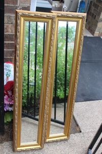 lot 241 image: Two framed mirrors, approx 3-4ft tall&nbsp