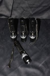 lot 258 image: Four LED Rechargeable, adjustable beam flashlights