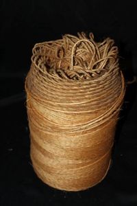 lot 294 image: Large roll of twined rope