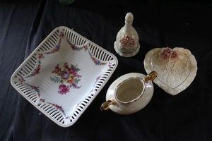 lot 303 image: Vintage ceramic ware, marked Germany and China Gold