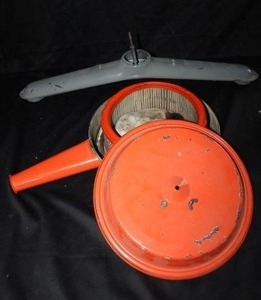 lot 311 image: Vintage mid century car air filter housing intake