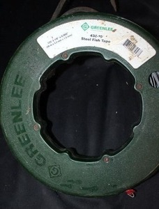 lot 313 image: Greenlee steel fish tape
