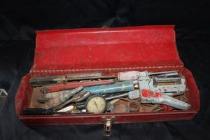 lot 329 image: Tool box full of tools