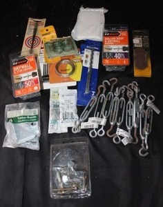 lot 335 image: Assorted household hardware as shown