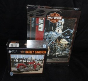 lot 356 image: Harley Davidson puzzles
