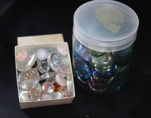 lot 388 image: Glass bead wafers