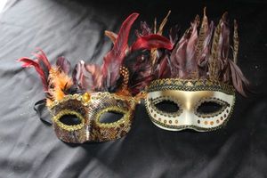 lot 398 image: Mardi Gras face masks