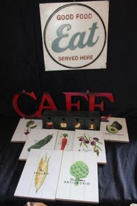 lot 401 image: Cafe & food themed art