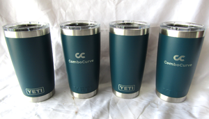 lot 25 image: NEW Yeti Rambler drinkware Travel mugs (Bid is times the quantity of 4)