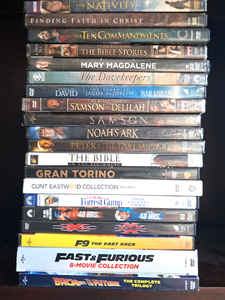 lot 95 image: 20 DVD Faith and other genre movies Includes 3 Volume Clint Eastwood collection & Fast & Furious 8 movie collection