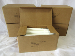 lot 138 image: NIB Pure soft touch gel pens, 5 boxes, 50 per box