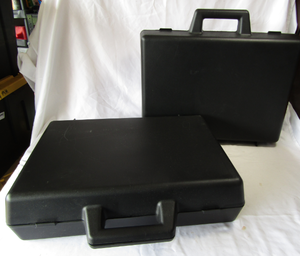 lot 142 image: New hard plastic carry cases with padded foam interior
