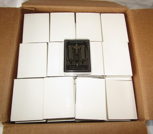 lot 160 image: NIB case of 72 decks of playing cards