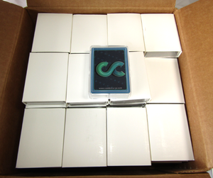 lot 163 image: NIB case of 68 decks of playing cards