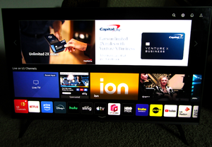 LG Smart TV with remote, model 43UQ7070ZUD