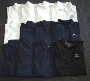lot 32 image: New Nike polo style casual shirts, 11 total