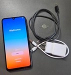 Samsung Galaxy A25 smart phone with data transfer cord & charge cord, ready for set up.
