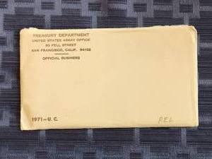 lot 11 image: 1971 Uncirculated Coin Set - sealed