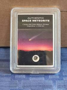 lot 13 image: Authentic Space Meteorite - in hard case