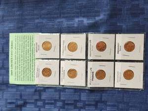 lot 23 image: 2009 mint issued Lincoln cent series - Philadelphia and Denver
