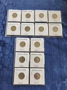 lot 31 image: Selection of Buffalo Nickels
