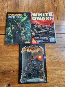 lot 109 image: Selection of WarHammer gaming sourcebooks - Games Workshop