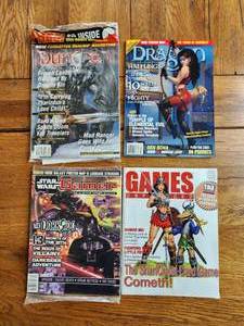 lot 117 image: Selection of 4 gamer magazines - 2 are sealed - N.O.S