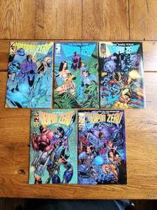 lot 58 image: Image Comics - Weapon Zero - 0, T1, T2, T3, and T4