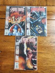 lot 71 image: Marvel Comics - Sabretooth - #2,3,4
