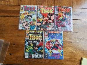 lot 75 image: Marvel Comics - The Mighty Thor - #427,429,430,432,433