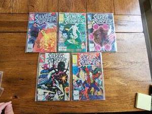 lot 76 image: Marvel Comics - Silver Surfer - #5,6,9,10,11
